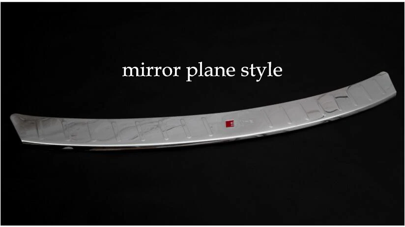 Stainless Steel Rear Bumper outer Protector Sill Trunk Pedals Tread Plate Trim Fit For Audi Q5 2010-2018 | Автомобили и мотоциклы