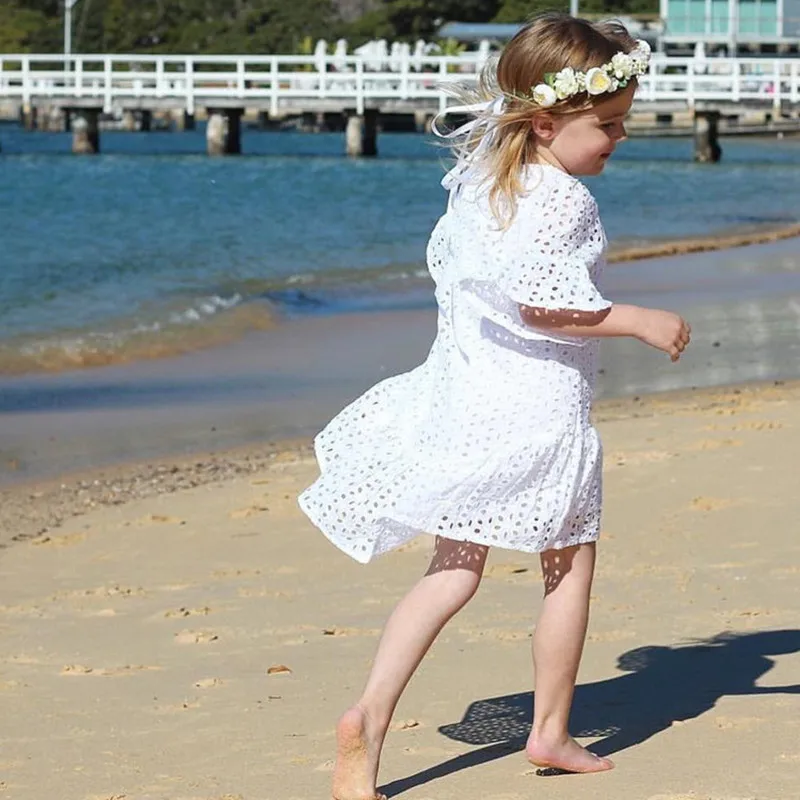Платье для маленьких девочек лето 2019 в европейском и американском стиле милые