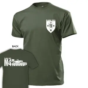 Лидер продаж 2019, модная футболка panzerbatранг 303 PzBtl 303 M47, футболка Panzer pe