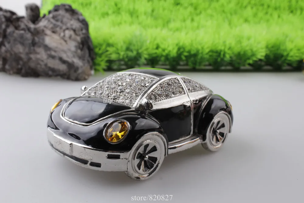 antique European car storage box old car decoration upscale miniature cars crafts jewelry box Metal Car Trinket Box Gift Box