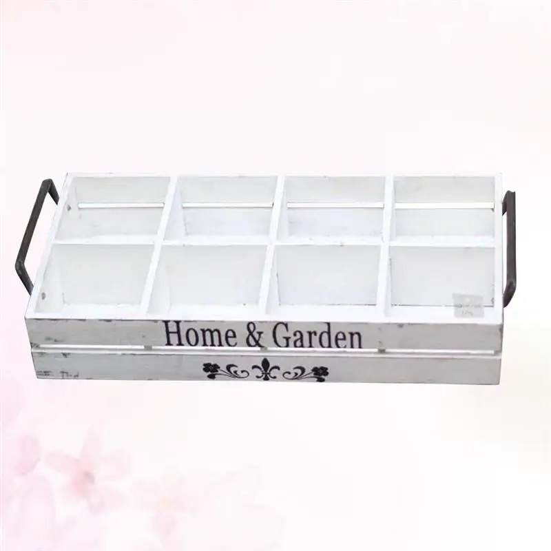 Деревянная коробка для вина полка хранения органайзер 8 решеток дома | Дом и сад