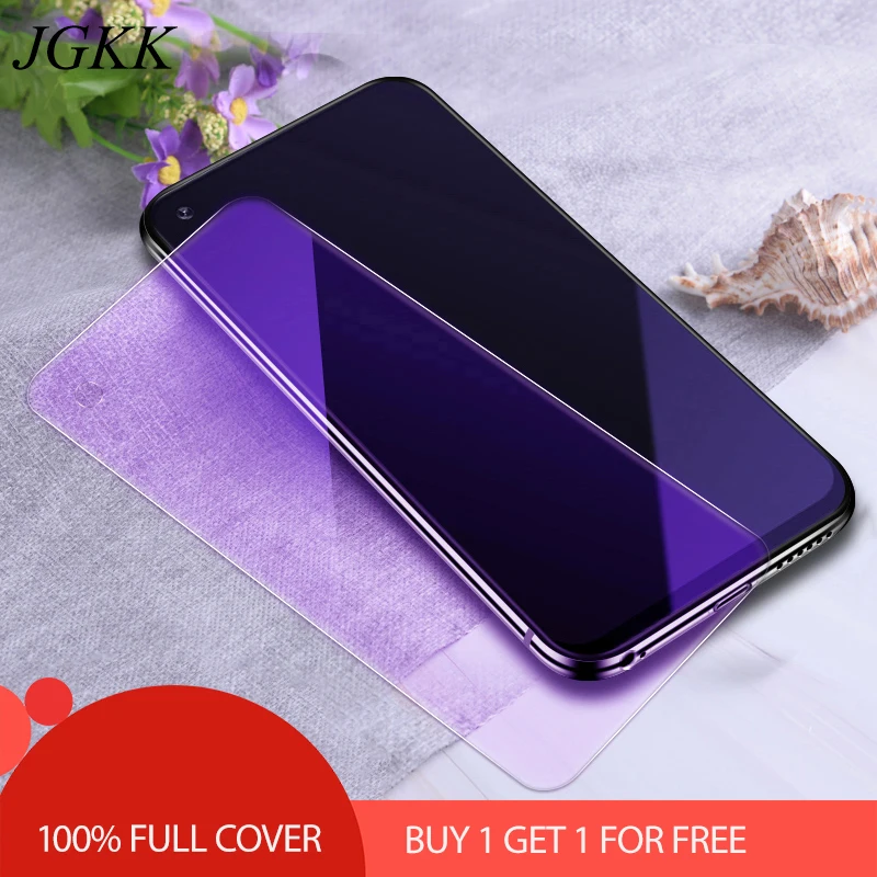 Закаленное стекло JKGG для Xiaomi Mi 9T Pro полное покрытие защита от синего излучения