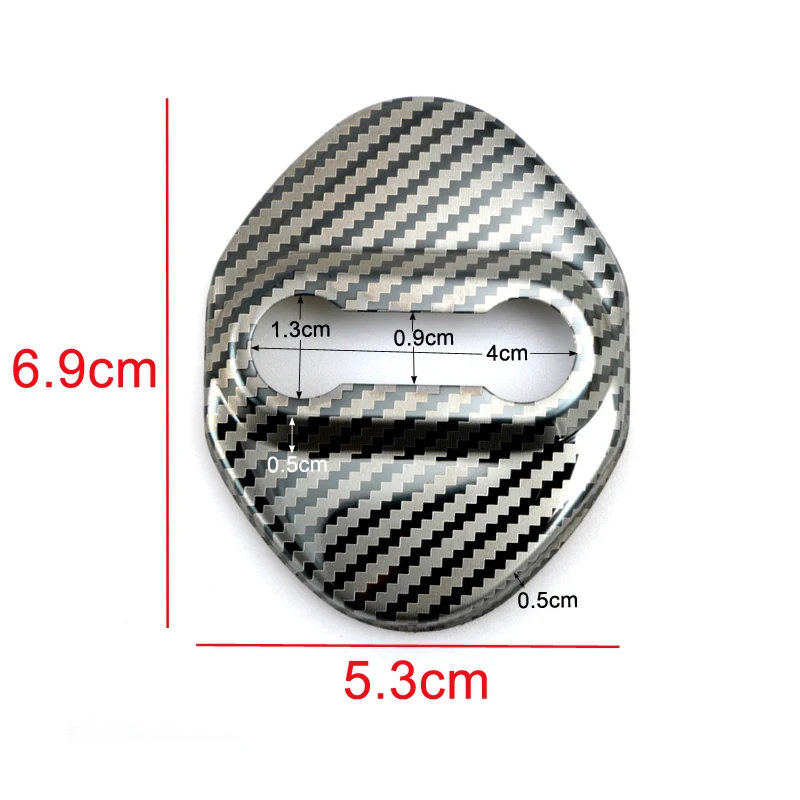 Комплект одежды из 4 предметов новая автомобиля с изображением карбоновой нити