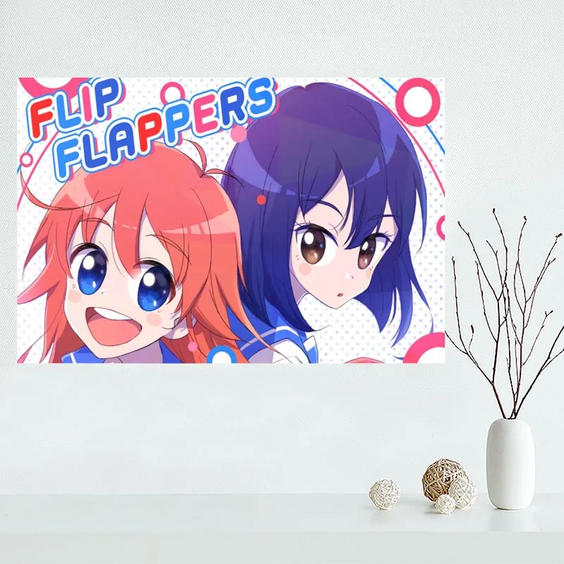 Custom flip flappers canvas poster Home Decoration Wall Art New arrival cloth Silk Fabric wall print | Дом и сад