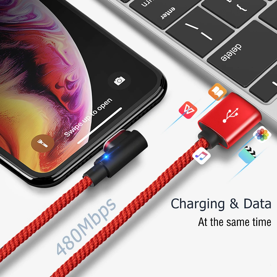 Кабель CELBRO для зарядки USB Type A C/Micro 3A магнитный в нейлоновой оплетке 1 2 метра|Кабели
