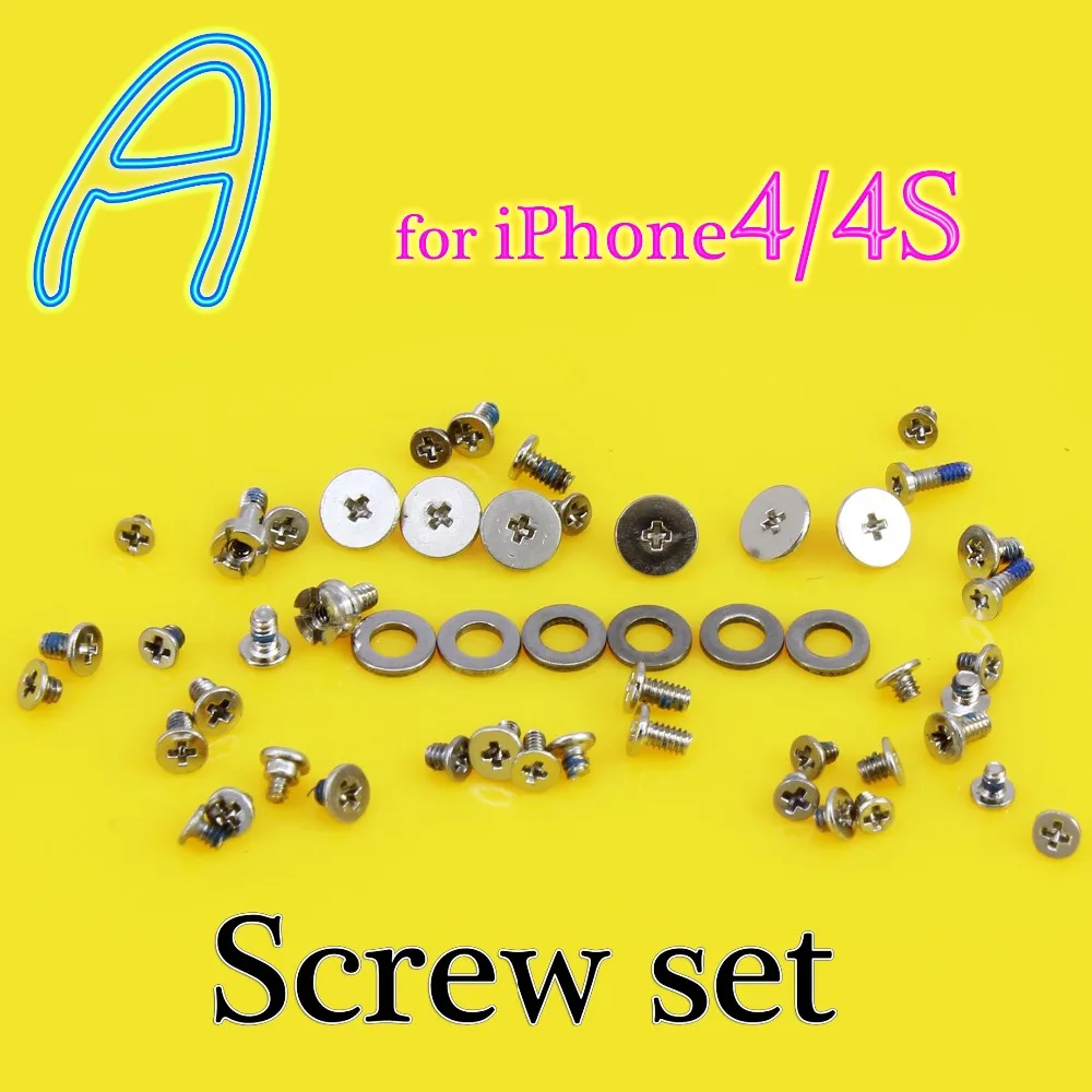 Абсолютно новый для iPhone 4 4S 5S 5C 6 плюс 6S нижней части корпуса в комплекте Винты