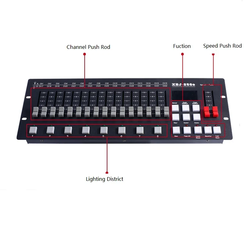 256 каналов DMX consola dmx профессиональный сценический светильник DMX512