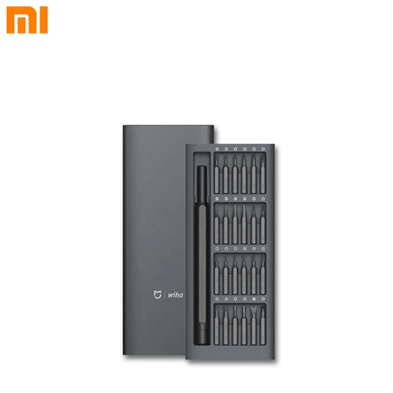 Оригинальный набор отверток Xiaomi Mijia Wiha 24 прецизионных магнитных бита алюминиевая