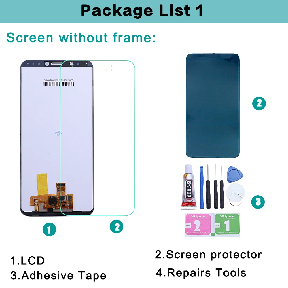Huawei Y7, ЖК-дисплей, сенсорный экран для huawei Y7 Pro, ЖК-дисплей с рамкой Y7 Prime, LND L22 LX2 L21 L23 LX1 L29
