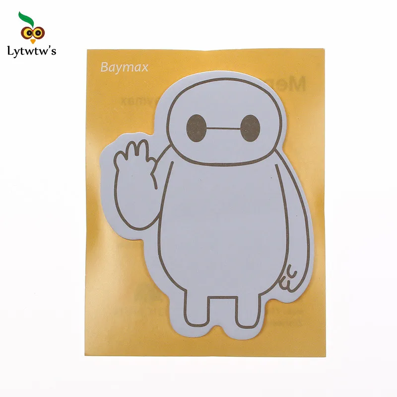 Милый липкий блокнот Baymax для записей Filofax офисных и школьных принадлежностей