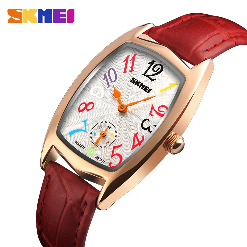 SKMEI модные креативные женские часы Relogio Feminino Bayan Kol Saati Montre Femme Famale роскошные женские кварцевые наручные часы