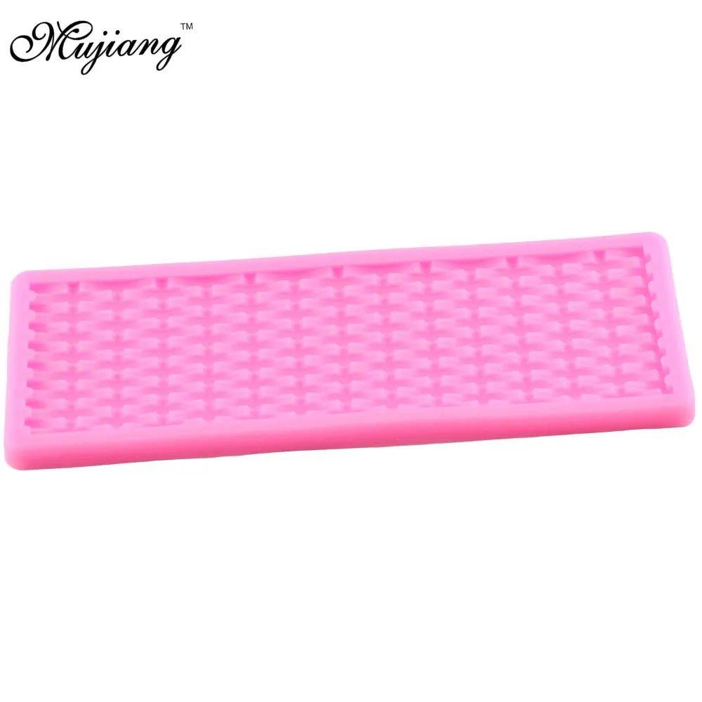 Ротанговая плетеная ткань текстура Длинная веревка 3D торт границы силиконовые формы инструменты для украшения тортов из мастики Gumpaste шоколадные формы