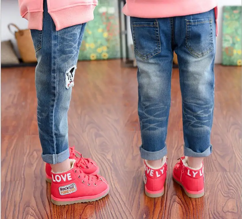 Джинсы для детей от 3 до 8 лет новые стильные джинсы хорошего качества маленьких