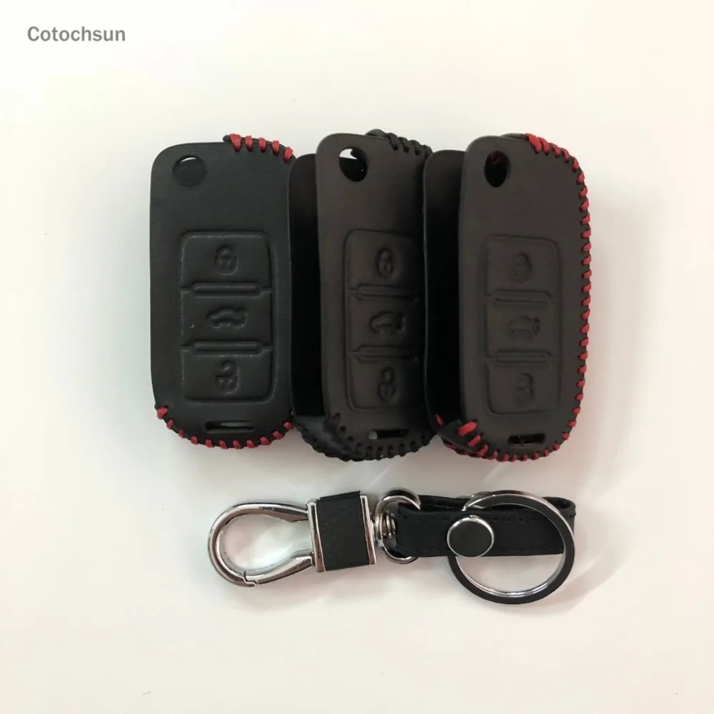 Cotochsun автомобильный чехол для ключей для Volkswagen Jetta Tiguan POLO Passat Golf колпаки для колес Scirocco Touareg Phaeton Lamando Touran Beetle