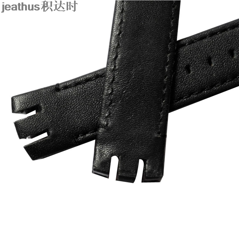 Jeathus ремешок для часов Замена для swatch YTS402 409 713 YTB400 20 мм кожаный ремешок 20 мм Пряжка браслет подлинный ремешок для часов