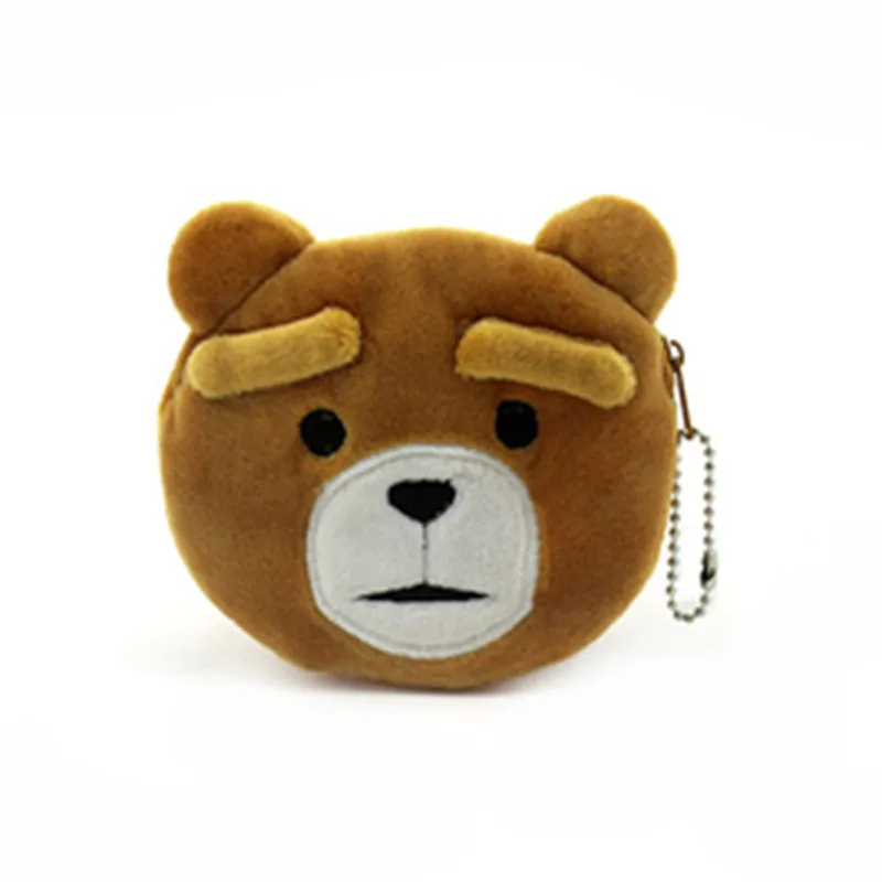 Хит продаж милые Медвежонок на молнии кошельки для монет женские с героями