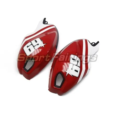 Красный белый 69 Обтекатели мотоцикла для Ducati 696 796 795 1000 1100 год 2009 2010 2011 впрыска ABS пластик обтекатель комплект Чехлы