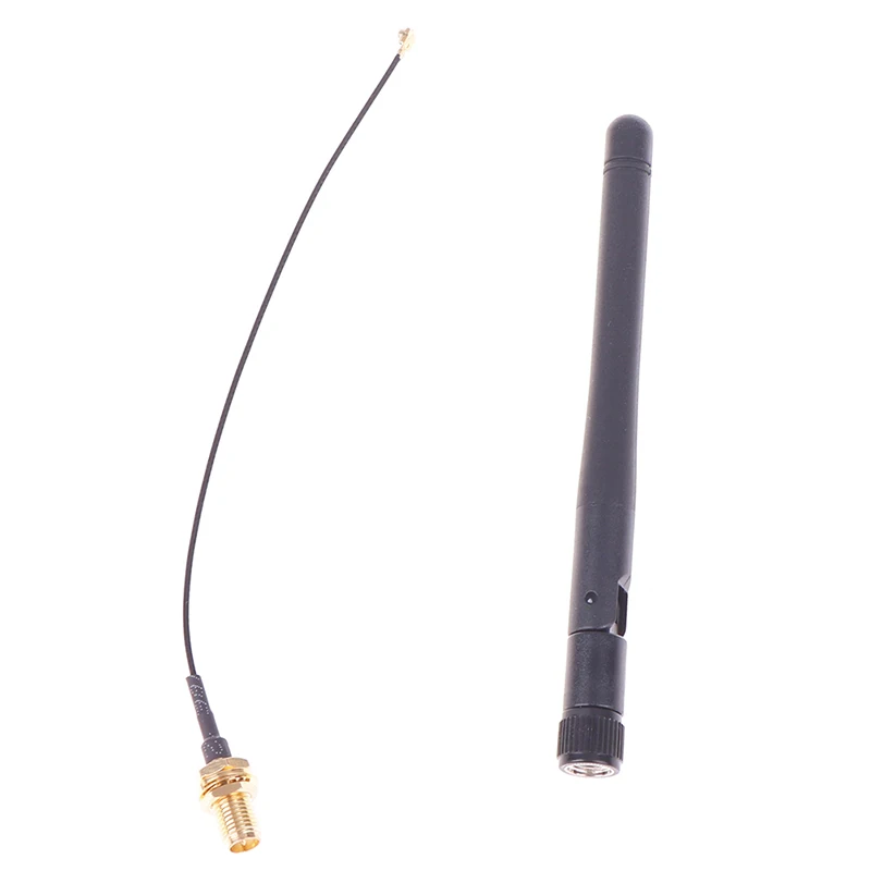 4 шт. 17 см PCI U.FL IPX к RP SMA Мужской кабель Pigtail + 2 ГГц 3dBi WiFi 4g антенна RP-SMA мужской