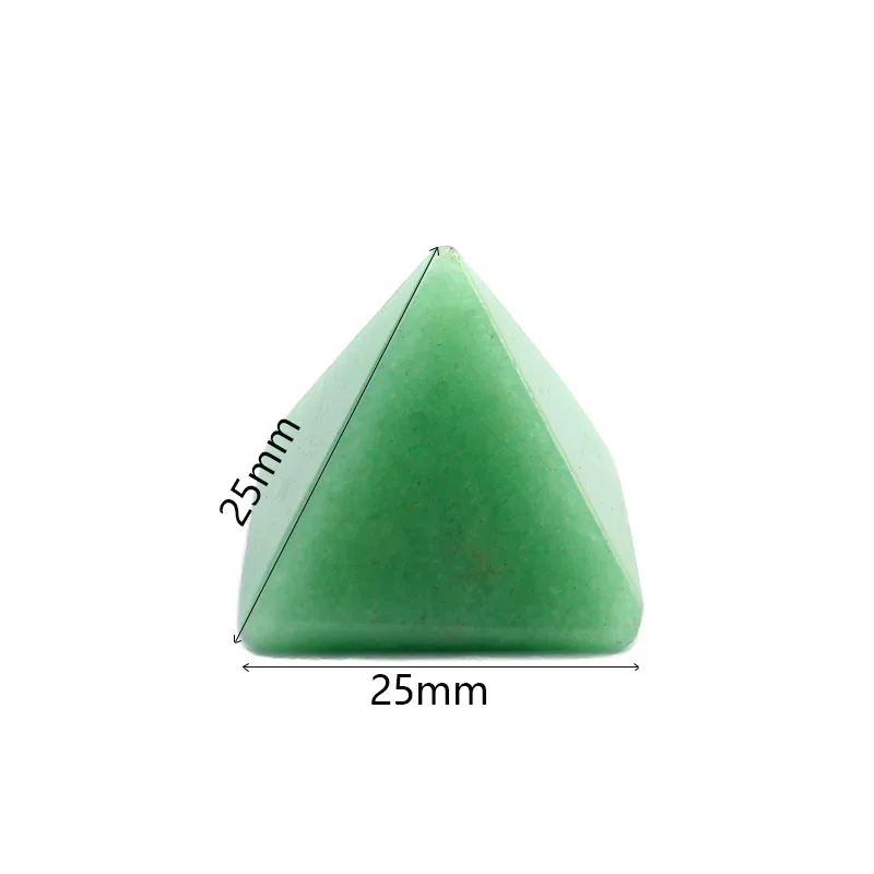 Натуральный кварцевый камень для резьбы Хрустальный маятник в виде пирамиды 7