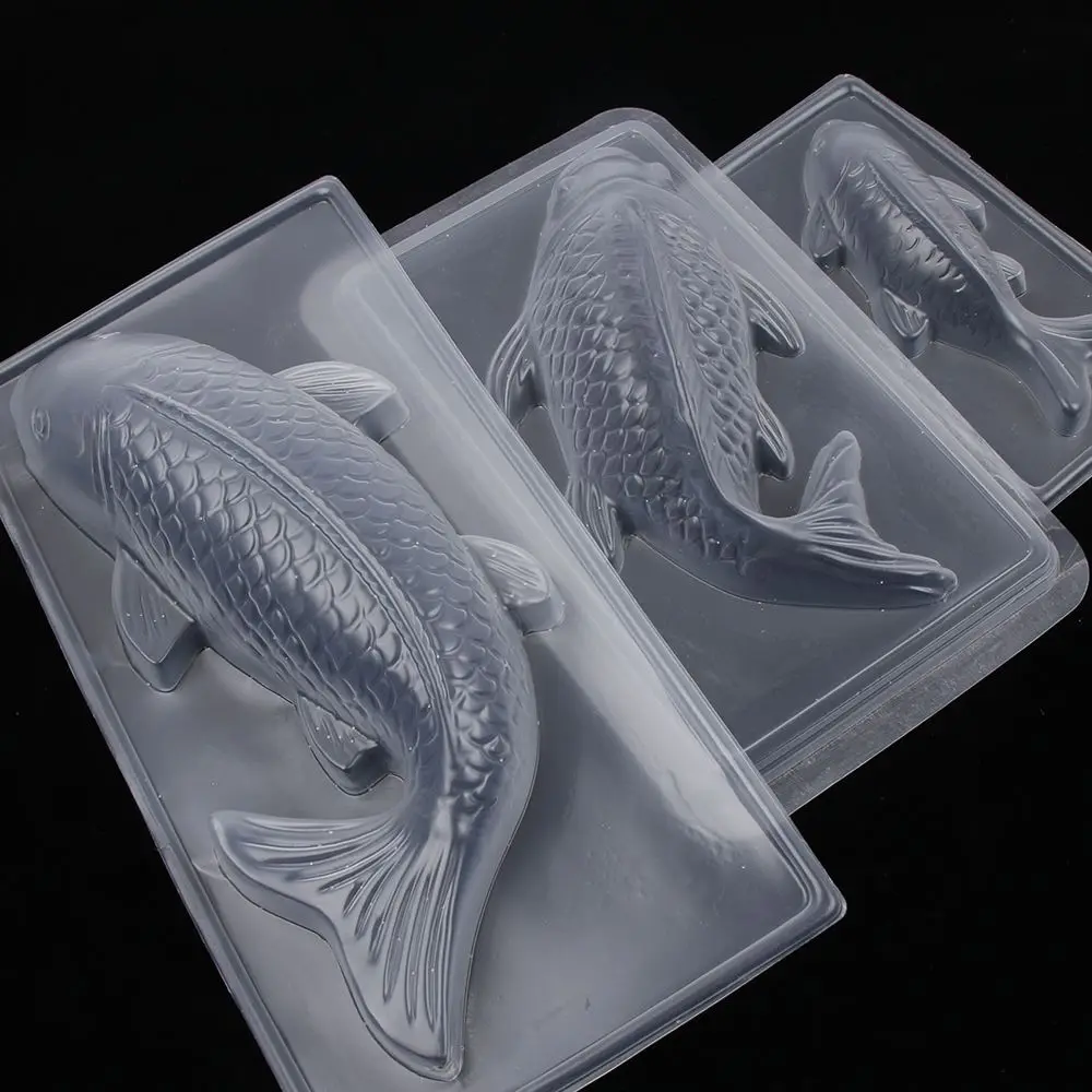 3D Koi форма рыбы пластиковый торт шоколад сахарное Желе DIY Ремесло Плесень Форма для риса украшения торта формы выпечки декоратор инструмента