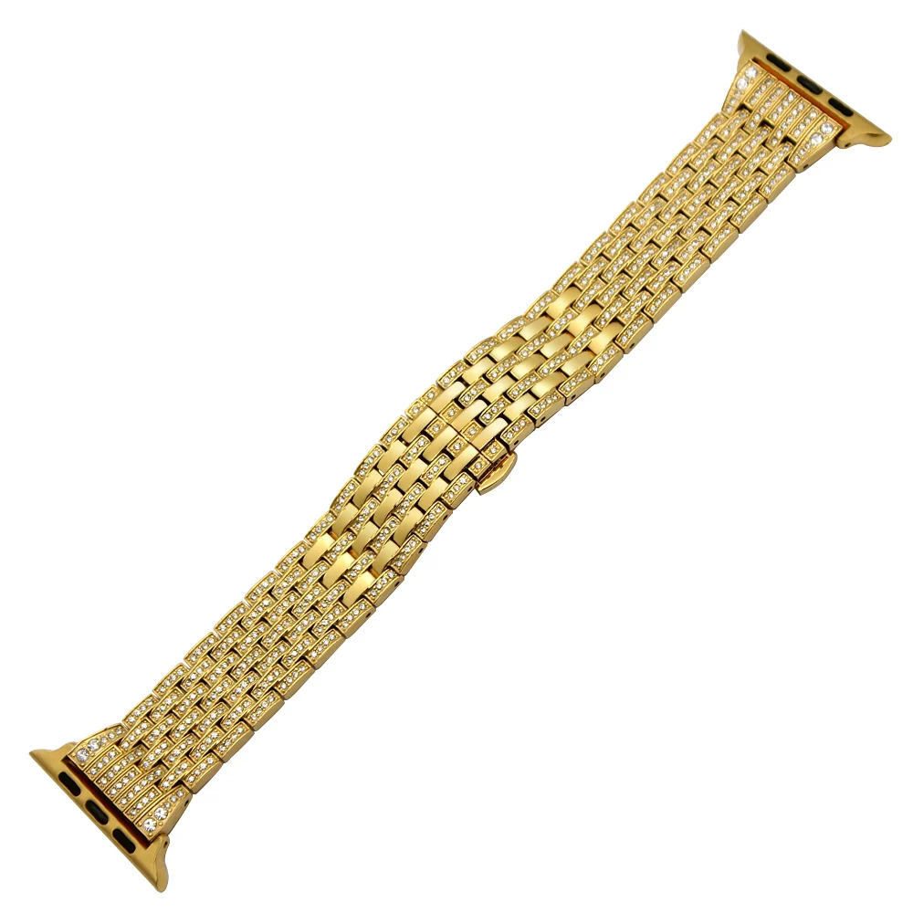Браслет из нержавеющей стали для iWatch Apple Watch Series 5 4 3 2 1 38 мм 40 42 44 мм|strap bracelet|watchband for