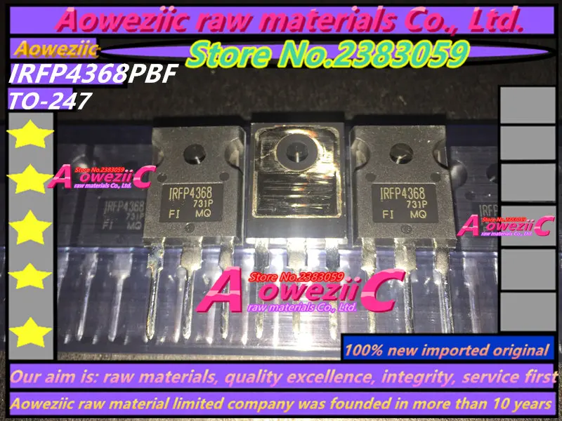 Aoweziic 2019 + 100 новый импортный оригинальный IRFP4368PBF IRFP4368 TO-247 трубка с полевым эффектом MOS трубка 75V 350A от AliExpress RU&CIS NEW
