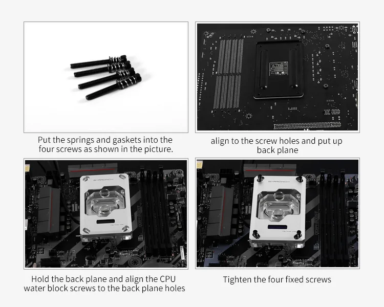 Barrowch водоблок для процессора цифровой Дисплей для AMD RYZEN AM4/AM3 платформа LRC2.0 Поддержка Mohterboard AURA SYNC FBLTFHA-04N