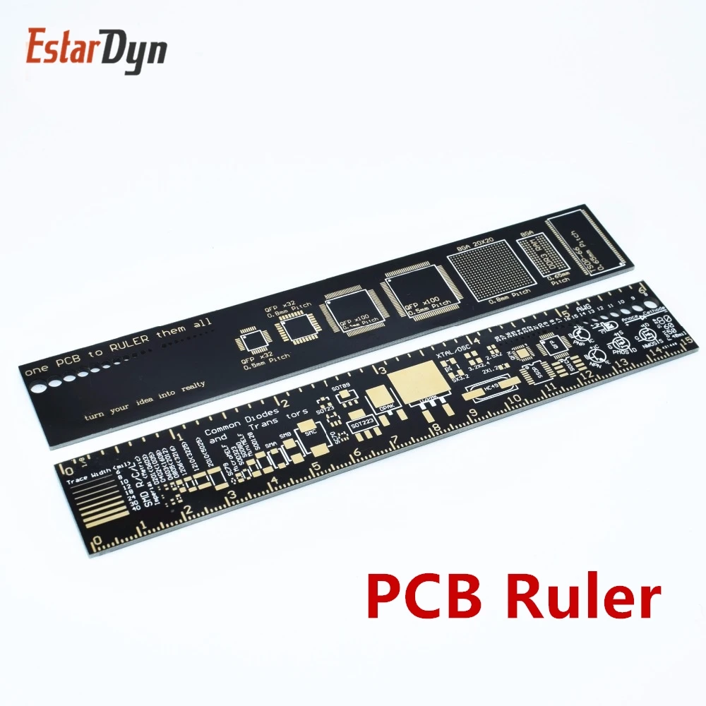 1 шт. линейка PCB для электронных инженеров устройство изготовления щек