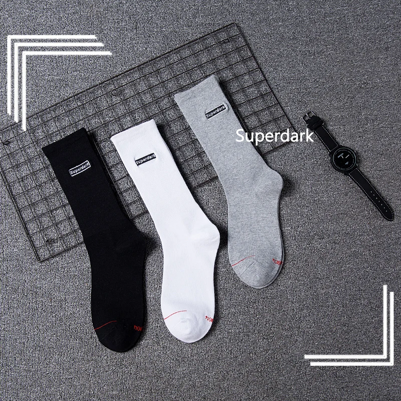Уличные стильные одноцветные носки Harajuku модные Hombre дизайнерские для скейтборда