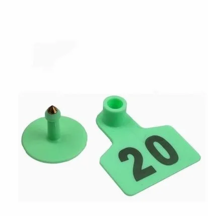 100 шт. утолщенных качество Ушная бирка со словом для крупного рогатого скота без