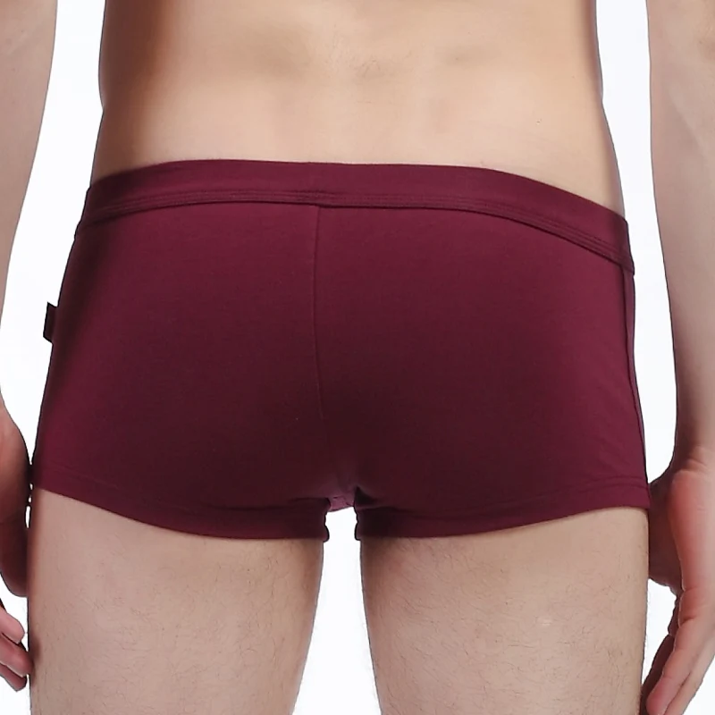 WJ Брендовые мужские боксеры хлопок шорты сексуальное комфортное нижнее белье