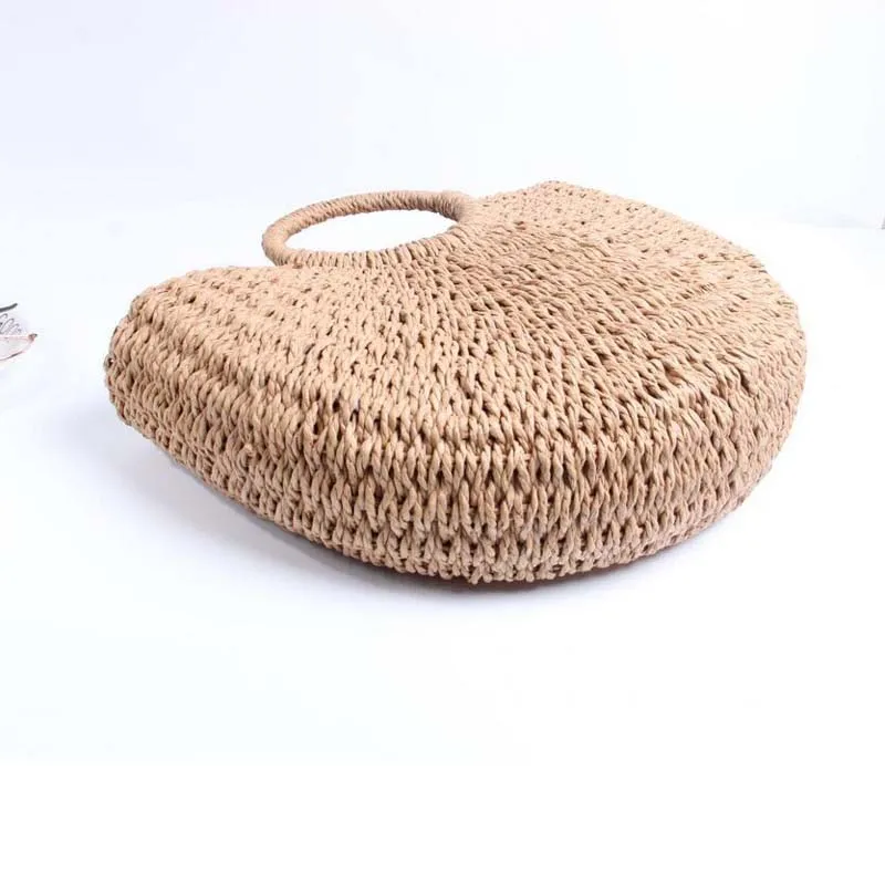 Круглые соломенные сумки 2019 женская летняя сумка из ротанга плетеная пляжная