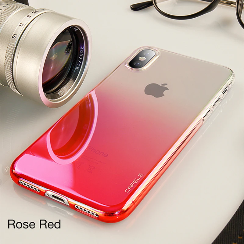 CAFELE Оригинальный чехол для телефона iPhone X 10 s роскошный зеркальный бликовый