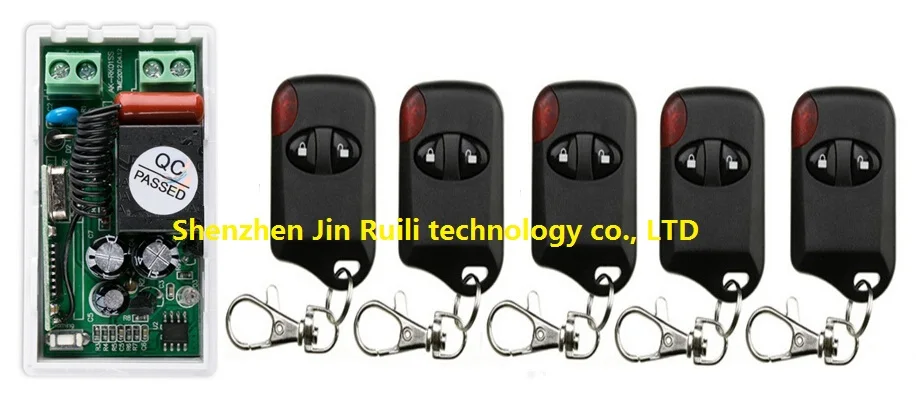 

Best Price AC 220 V 1CH Wireless Remote Control Switch System Receiver & 5pcs cat's eye Transmitter 315mhz/433.92mhz