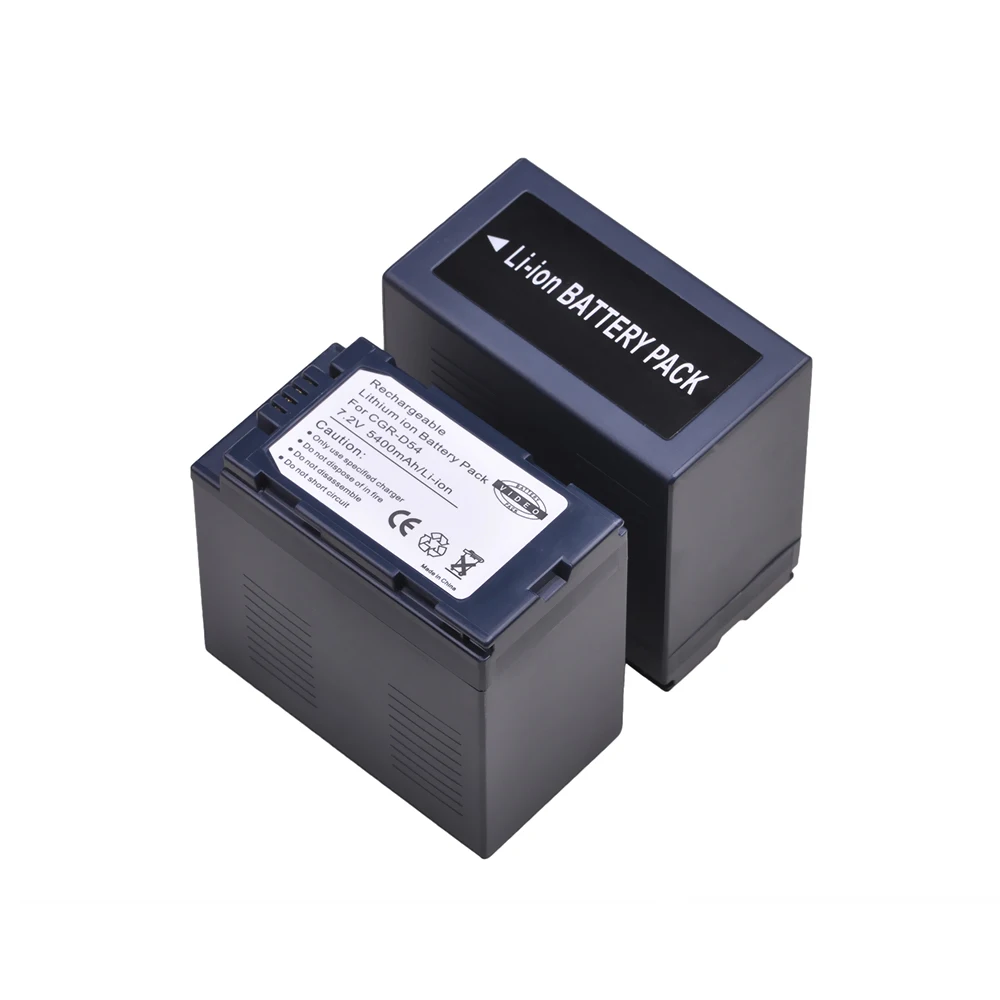 Tectra 5400 мАч 1 шт. CGR D54 CGRD54 батарея для Panasonic CGA AG AC8PJ AC90A HPX250 батарея|Цифровые