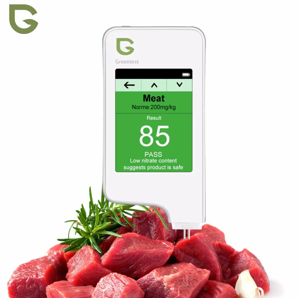Greentest 2 Цифровой Еда нитратный тестер измерители концентрации фрукты овощи мясо анализаторы забота о здоровье окружающей среды детектор