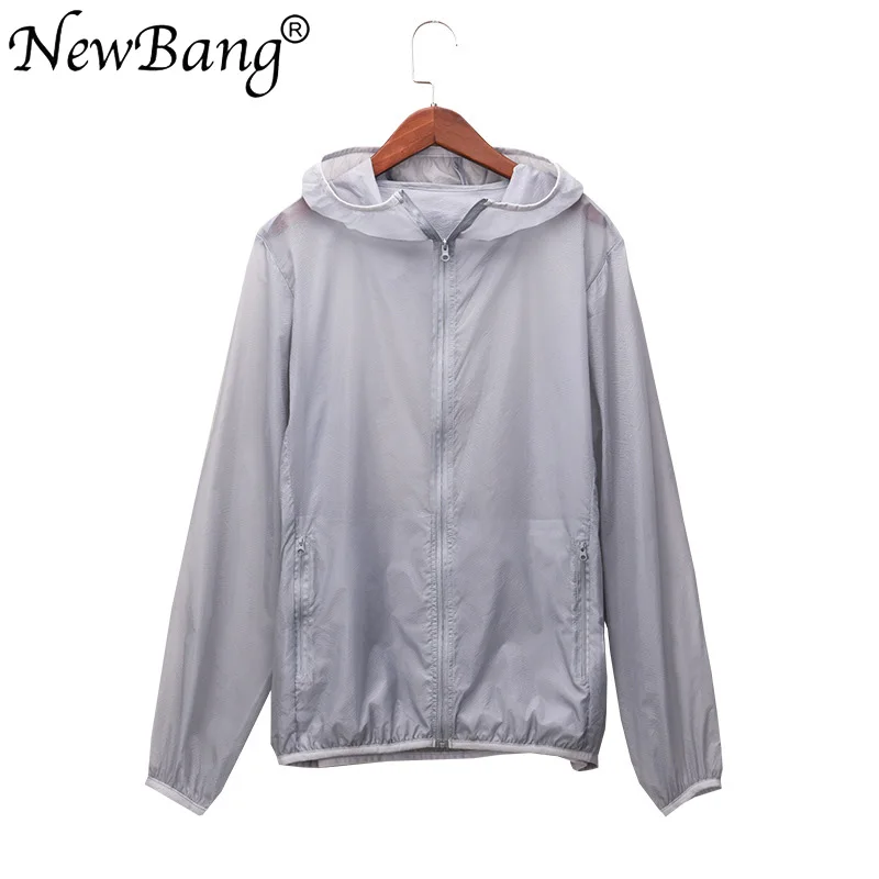 NewBang модная 6XL 7XL Летняя женская ветровка Повседневная куртка с длинным рукавом