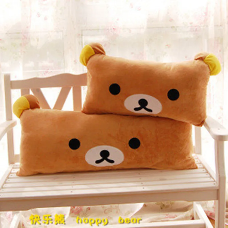 Двойная подушка Rilakkuma 90*36 см мультяшная плюшевая игрушка съемные и моющиеся