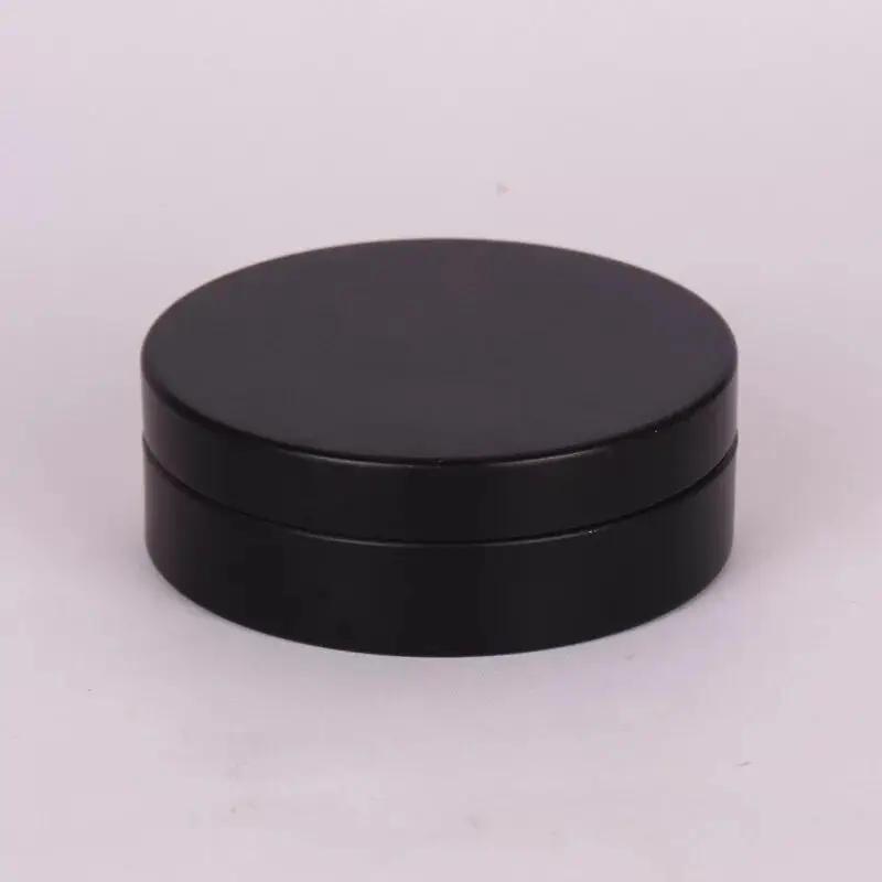 Пустые алюминиевые косметические банки объемом 100 мл жестяная фотобанка черная