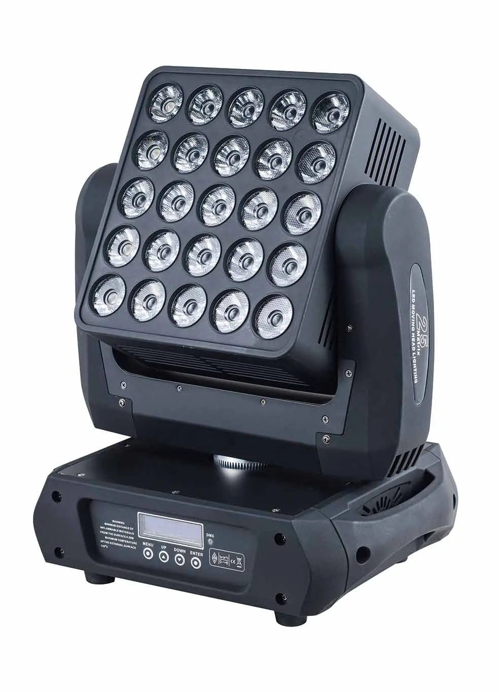 Профессиональное освещение 25 шт. * 12 Вт 4 в 1 rgbw светодиодная матрица moving head beam wash dmx