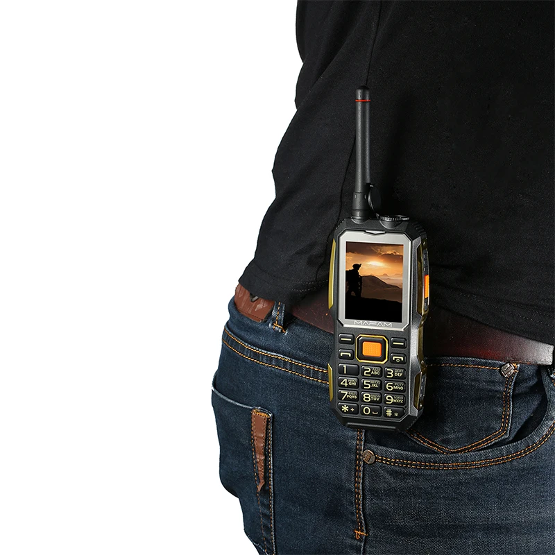 Поддержка Walkie Talkie! Внешний аккумулятор! fm-радио! большая батарея 4000 мАч большой фонарик большая кнопка русская клавиатура бар телефон мобильный телефон