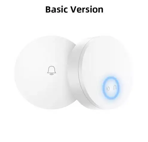 basic Version Xiaomi Linptech самогенерирующий беспроводной дверной звонок без батареи без проводки отключение памяти Регулируемая громкость работа с приложением Mihome - Цвет: basic Version