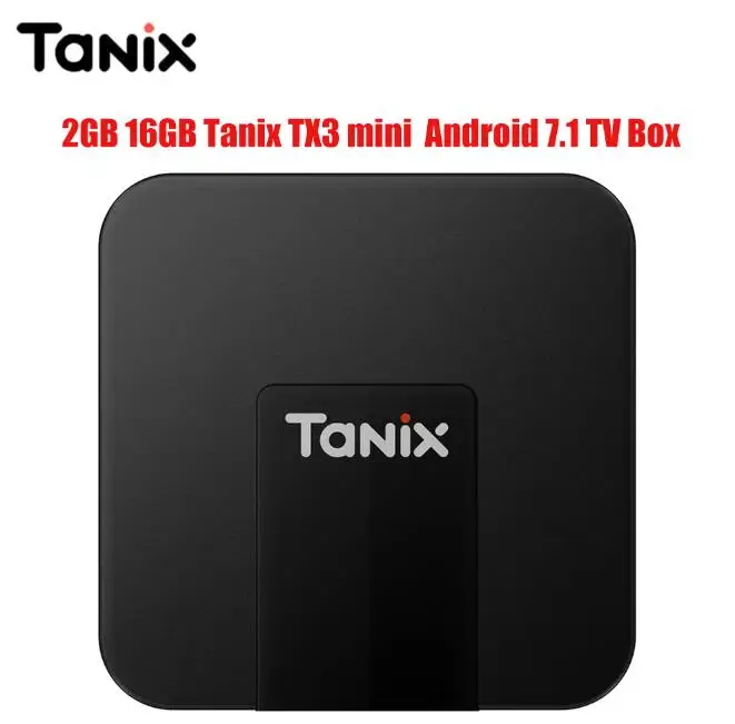 2GB RAM 16GB ROM Tanix TX3 Мини Смарт ТВ Box Amlogic S905W set top tv Box 2,4 ГГц Wi-Fi Android 7,1 2G DDR3 16G 4K HD H.265 Media Player pk x96 - Цвет: 2GB RAM 16GB ROM