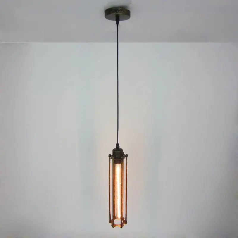 Винтаж кантри Ретро подвесной светильник с СТИМ панк промышленный Стиль одна