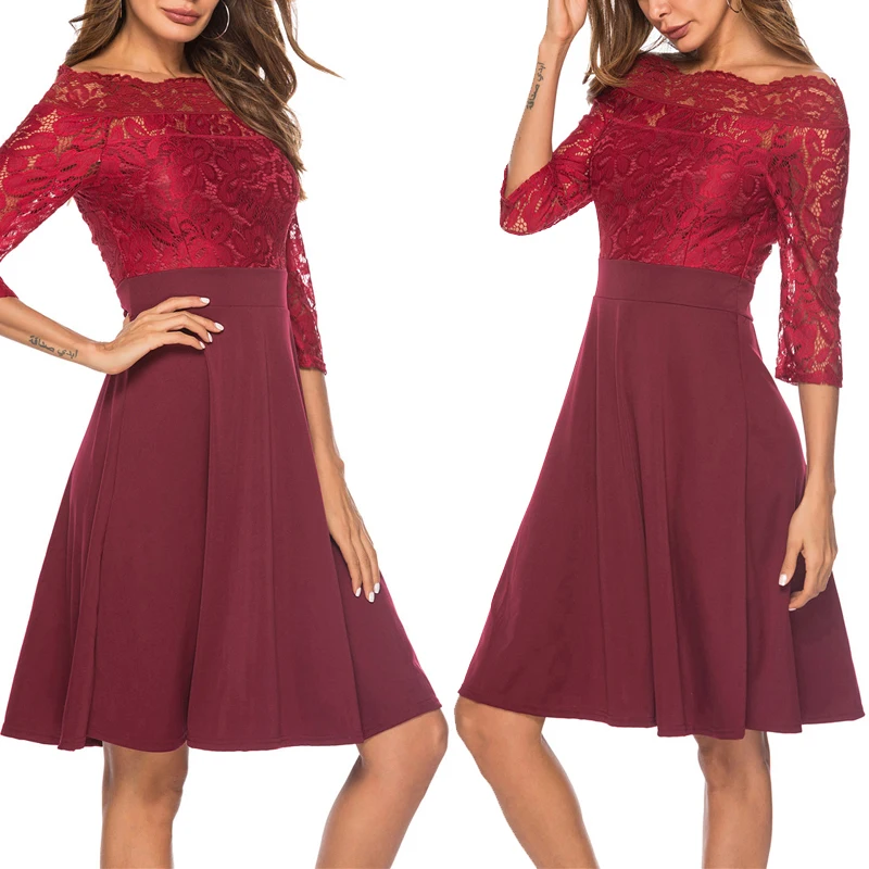 Женская одежда модное сексуальное тонкое с вырезом лодочкой длинным рукавом