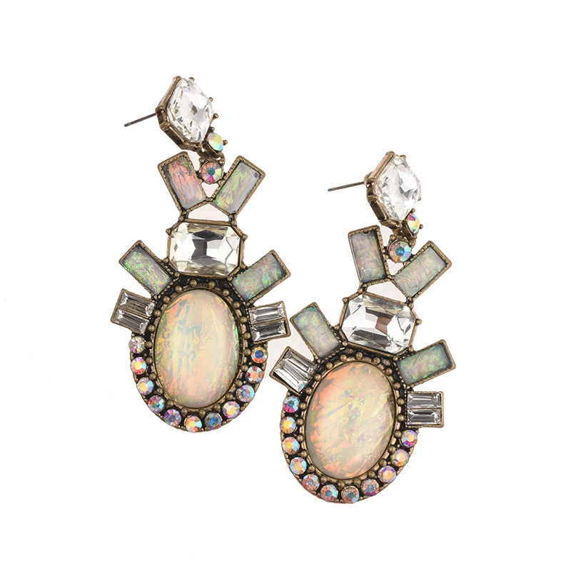 Новые длинные Винтажные серьги PPG &amp PGG фирменные висячие в виде больших капель