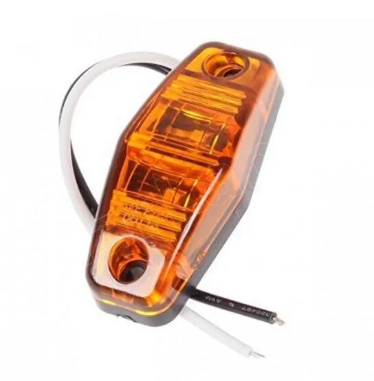 Цельнокроеный 2 Светодиодный Боковой габаритный светильник для автомобиля 12 в 24