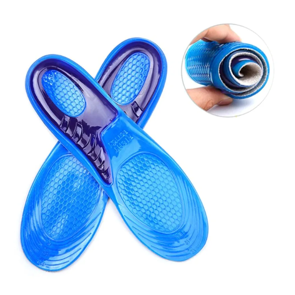 

1 Pair SEBS Men's And Women's Sports Insoles, Odor-proof And Shock-absorbing Sports Insoles, Retractable Breathable Insoles