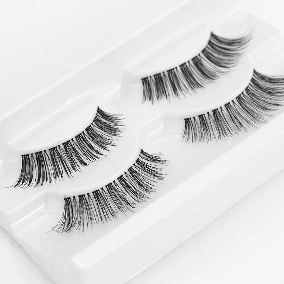 Genailish накладные ресницы 2 пары поддельные 3d норки тонкие сексуальные