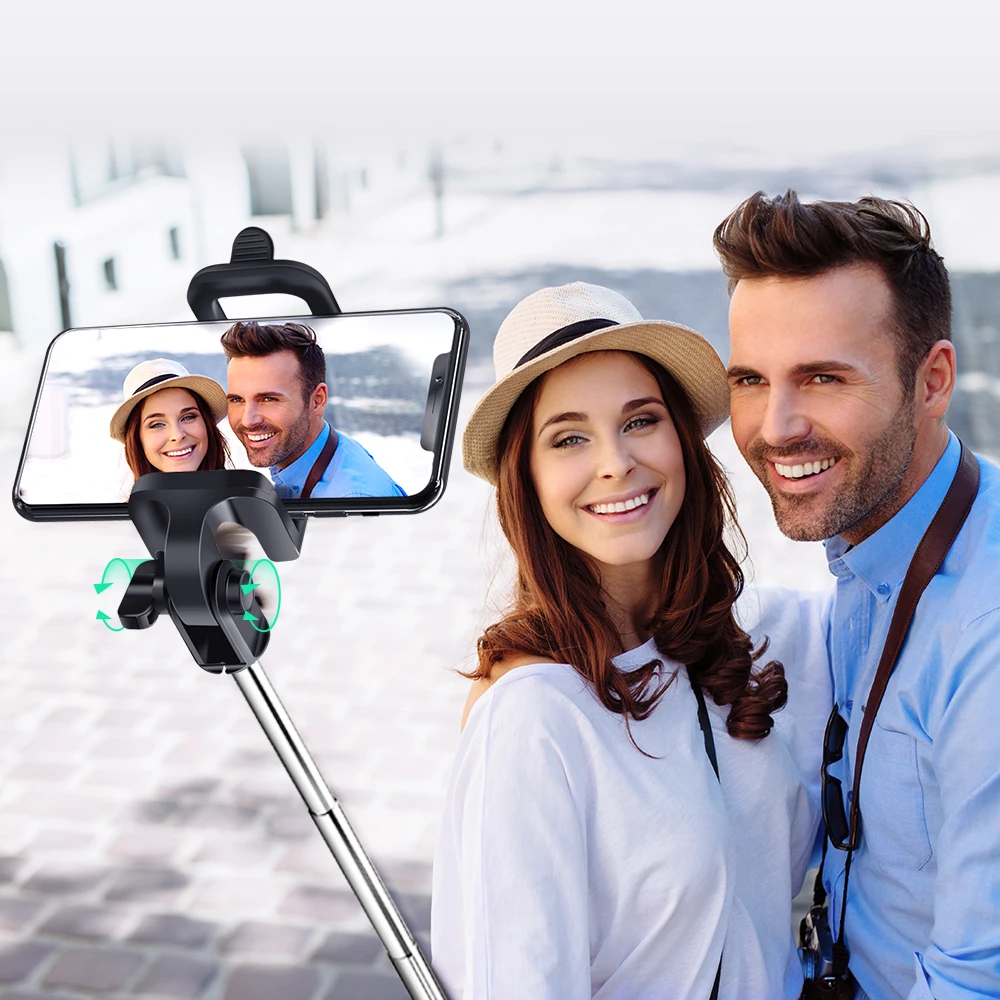 BlitzWolf беспроводной bluetooth штатив для селфи Мини Выдвижной Монопод универсальный